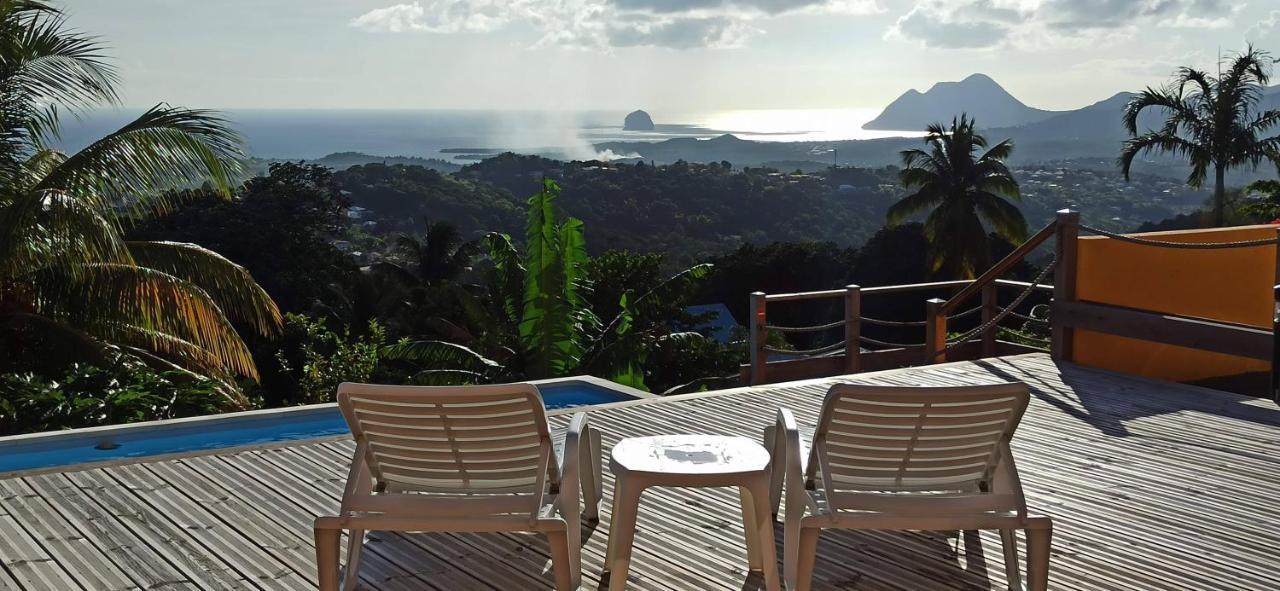 Villa Cosaroe 6-14 Pers Piscine Et Superbe Vue Mer Panoramique Riviere-Salee エクステリア 写真