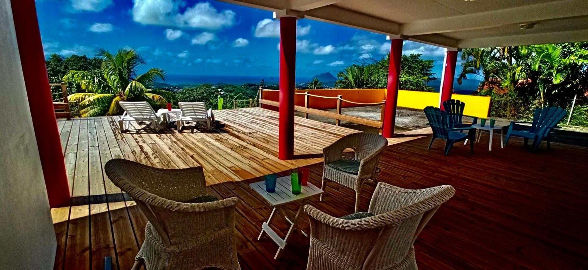 Villa Cosaroe 6-14 Pers Piscine Et Superbe Vue Mer Panoramique Riviere-Salee エクステリア 写真
