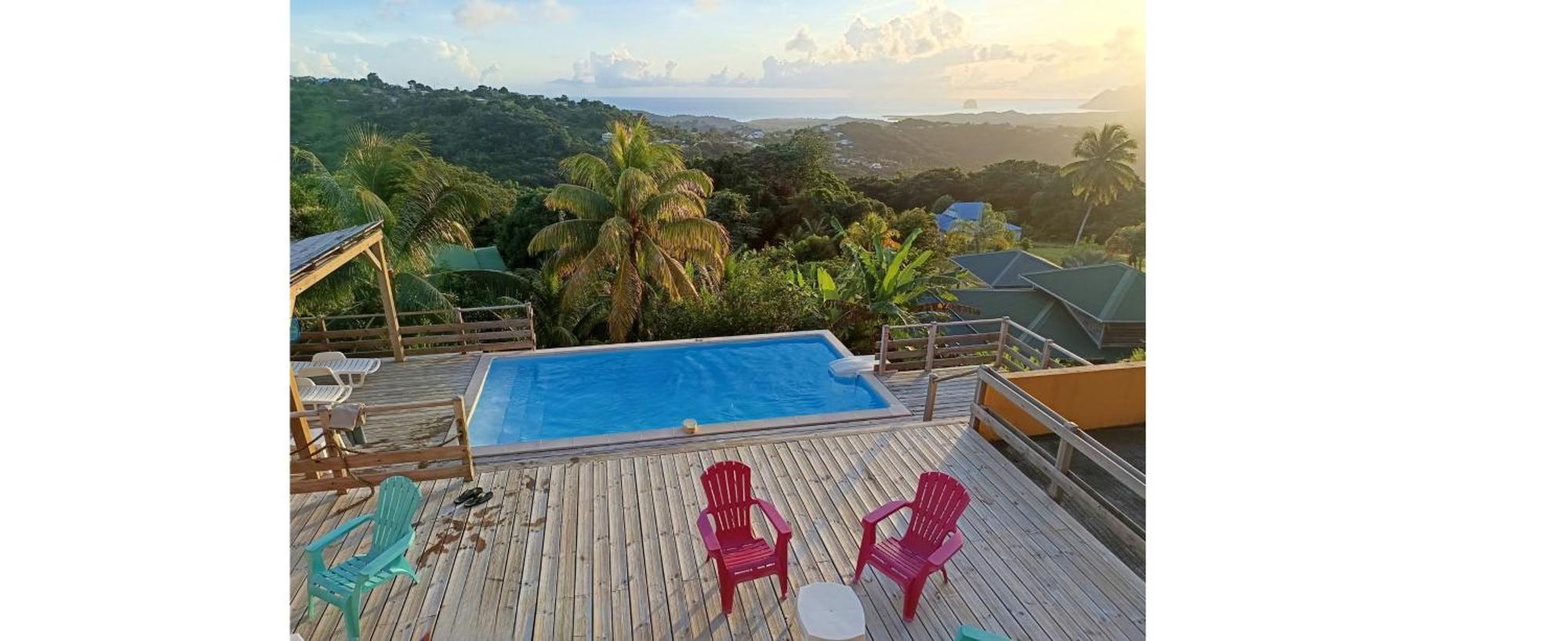 Villa Cosaroe 6-14 Pers Piscine Et Superbe Vue Mer Panoramique Riviere-Salee エクステリア 写真