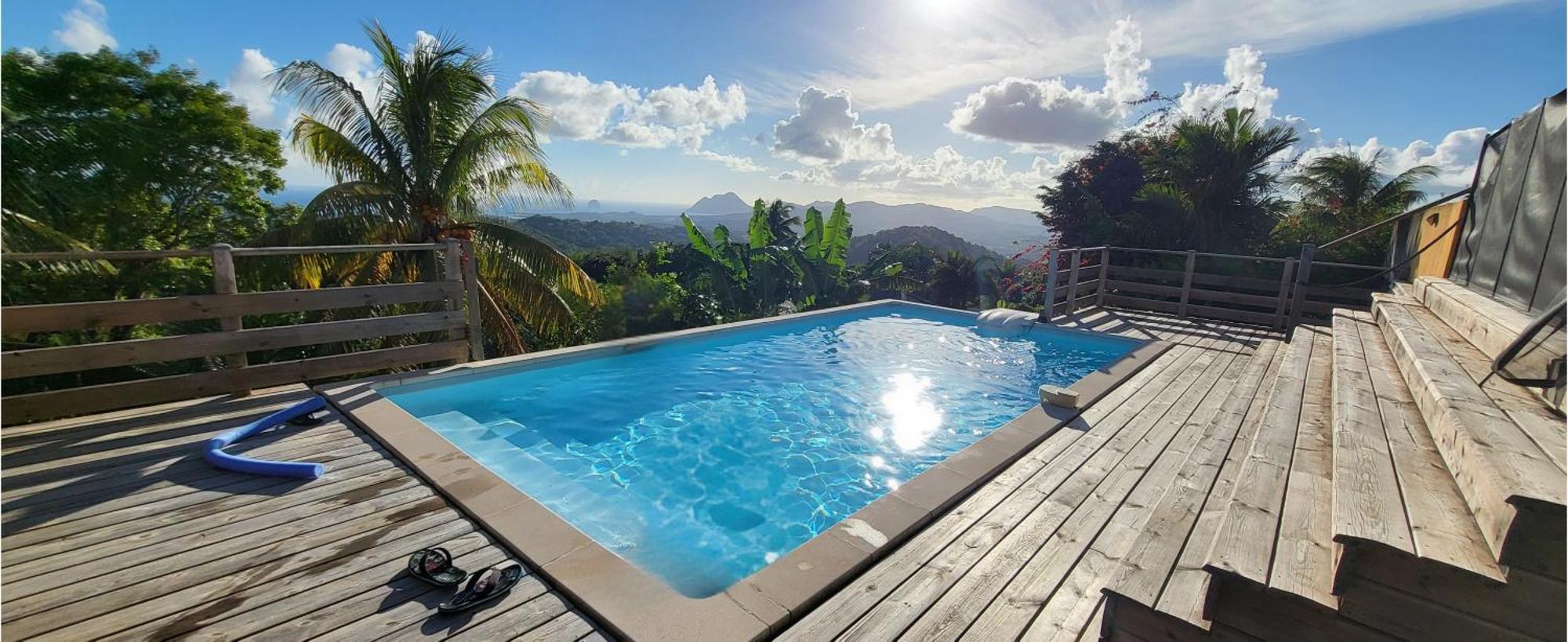 Villa Cosaroe 6-14 Pers Piscine Et Superbe Vue Mer Panoramique Riviere-Salee エクステリア 写真