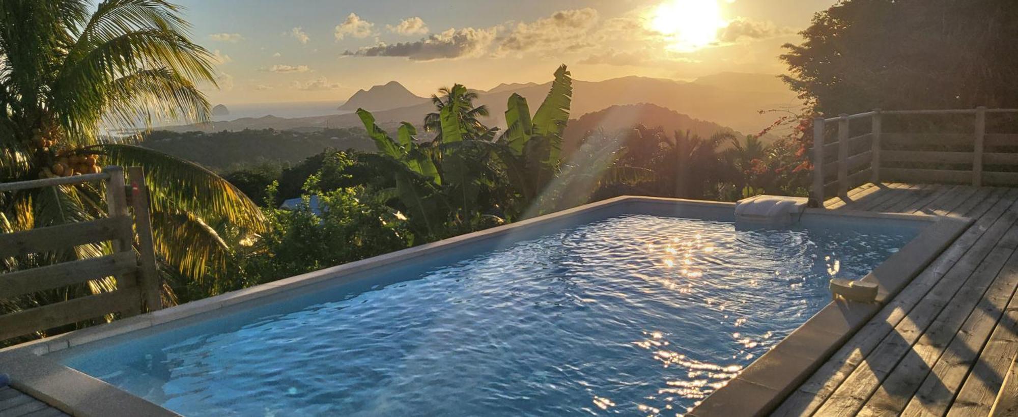Villa Cosaroe 6-14 Pers Piscine Et Superbe Vue Mer Panoramique Riviere-Salee エクステリア 写真
