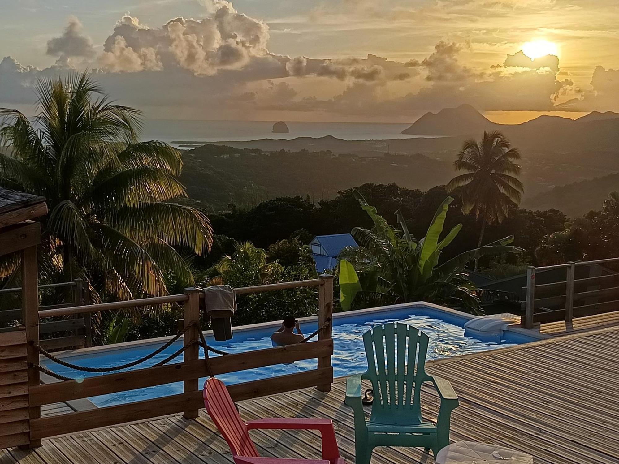 Villa Cosaroe 6-14 Pers Piscine Et Superbe Vue Mer Panoramique Riviere-Salee エクステリア 写真